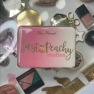 Too Faced Just Peachy Mattes Eyeshadow Palette - Pink and Gold